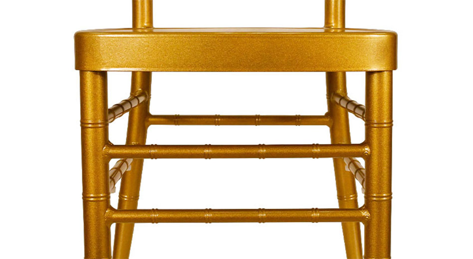 Close up of the MityLite Chiavari chair