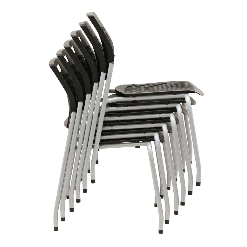 Adapt Stacking Chair in a stack