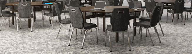 Eon Series Chairs Around Tables