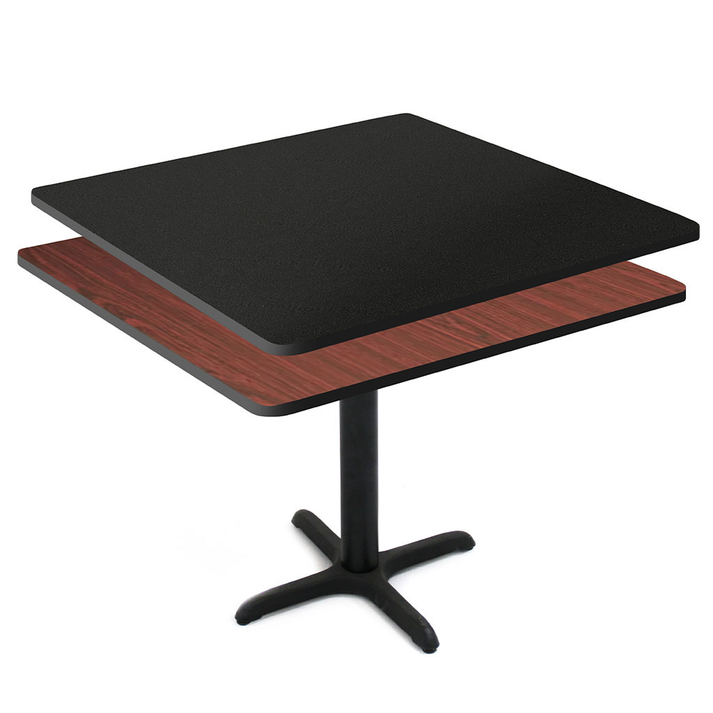 Edison Restaurant Table Top Mahogany-Black