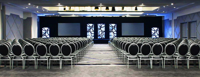 Banquet Chairs Setup in Rows