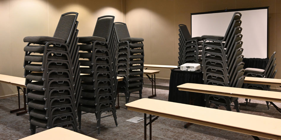 Chairs Stacked