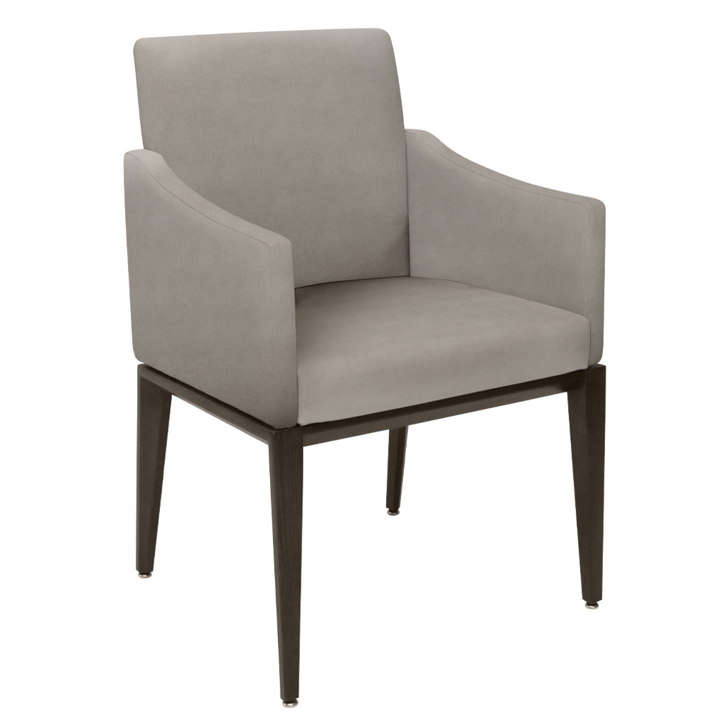 Palmanova Armchair Sloped Gray Front 45