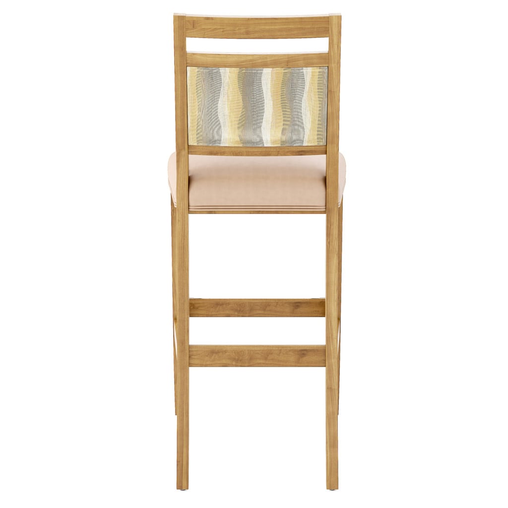 Alta Barstool with Accent Seat Back