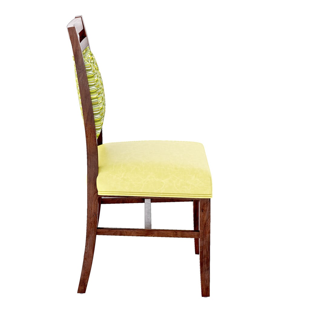 Alta Side Chair with Accent Seat side