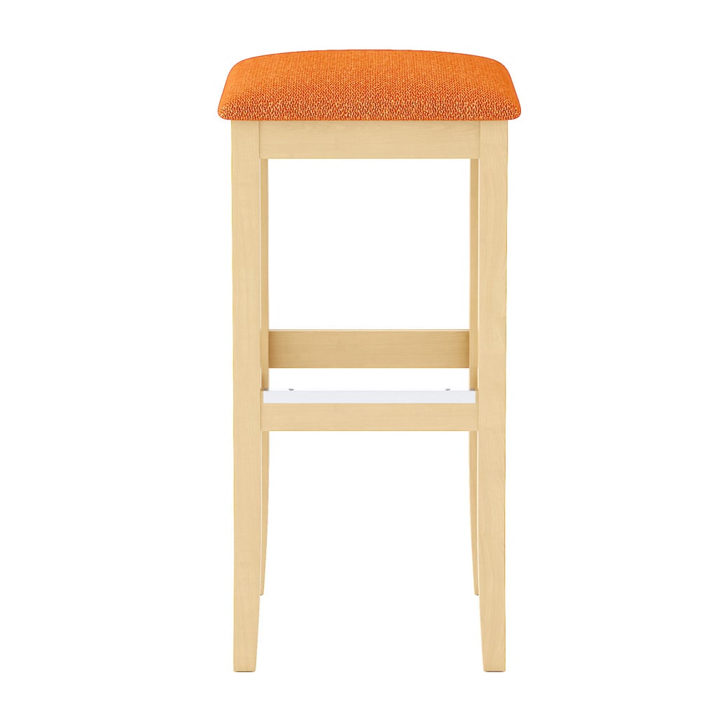 Bulldog Backless Barstool Upholstered Front