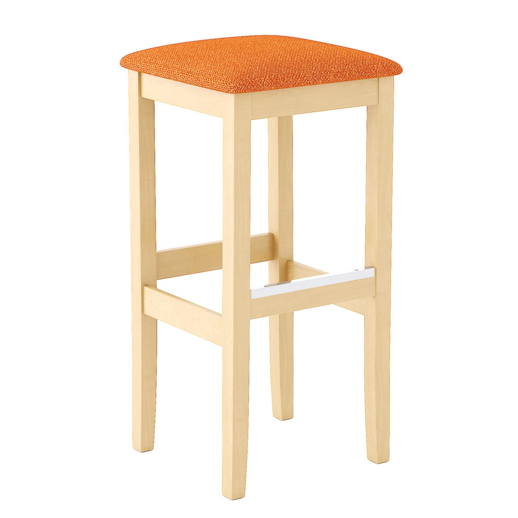 Bulldog Backless Barstool Upholstered Front 45