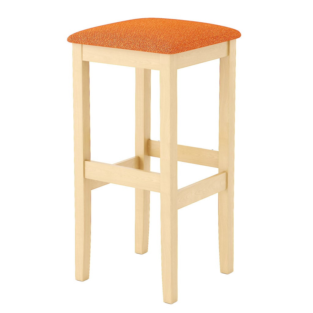 Bulldog Backless Barstool Upholstered Back 45