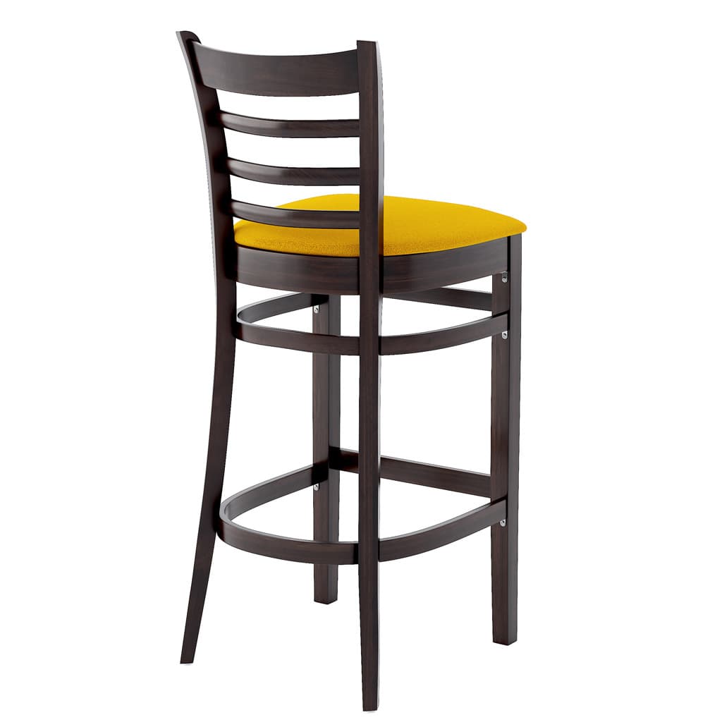 Carole Barstool Upholstered Back 45