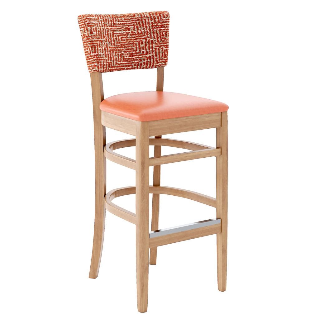 Denver Barstool Fully Upholstered Front 45