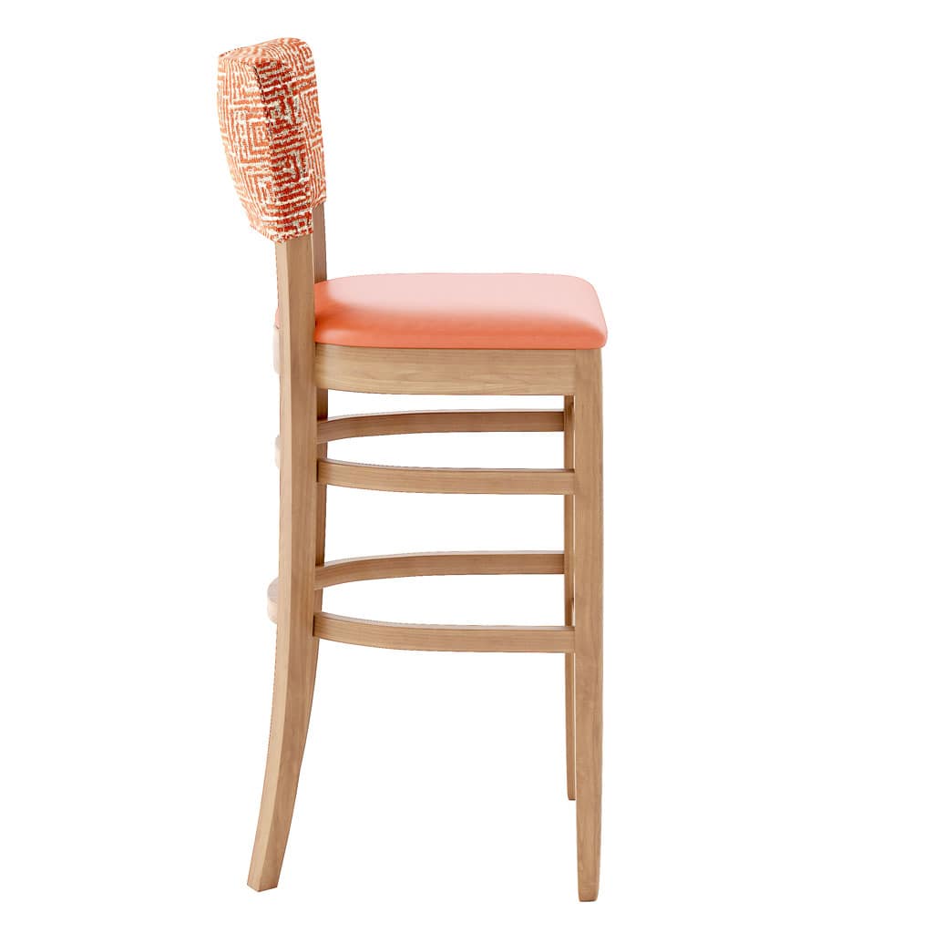 Denver Barstool Fully Upholstered Side