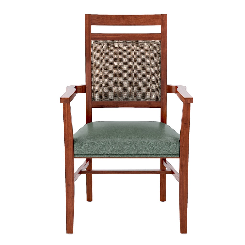 Alta Armchair with Accent Seat Front