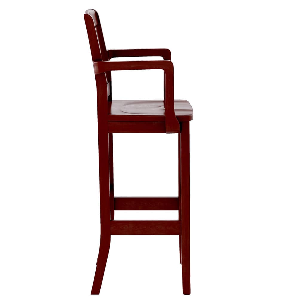 aBulldog Barstool with Arms Side Angle