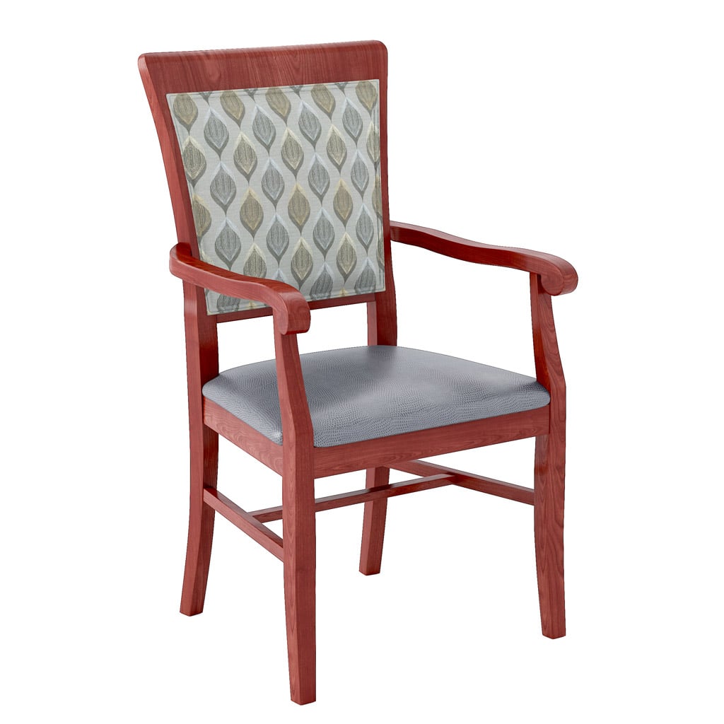 Remy Armchair X-Back Front 45