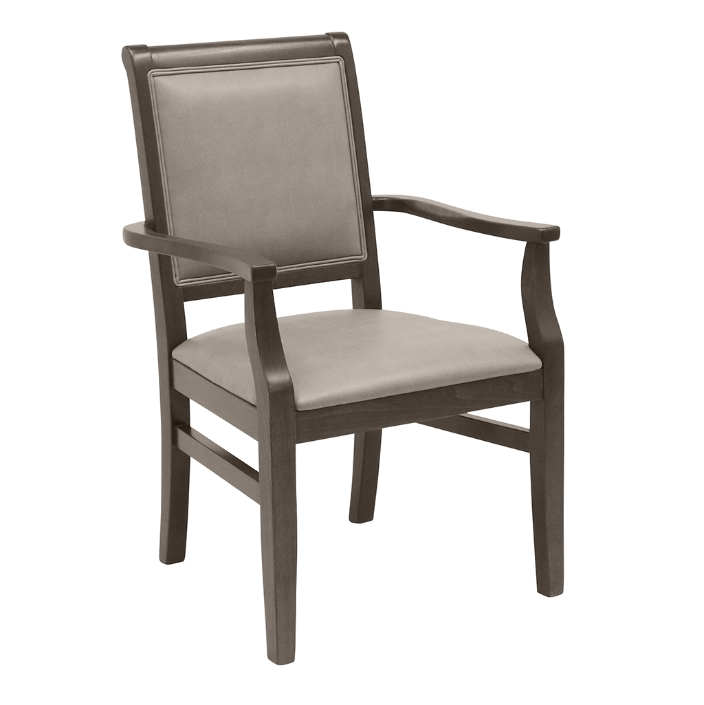 Hudson Armchair Front Gray